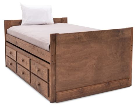 Moab Panel Bed With Trundle Furniture Row