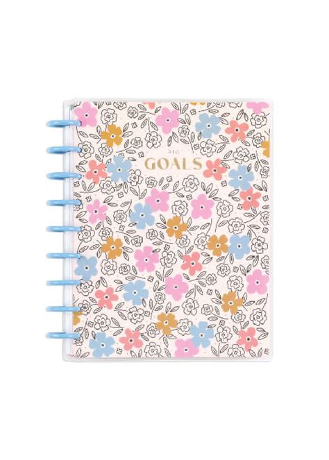 Preventa Cuaderno Guiado Classic De Metas Bold Ditsies Happy