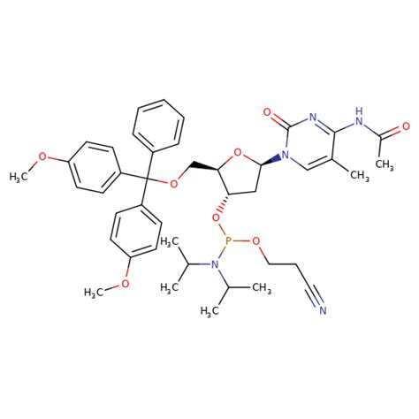 PA46085 1873306 74 1 N4 Acetyl 2 Deoxy 5 O DMT 5 Methylcytidine 3