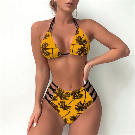 TKing Fashion Women Sexy Brazilian Bikini 2 Piece Spaghetti Strap Top