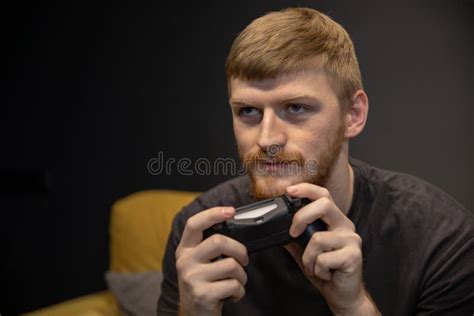 Ginger Bearded Naked Man Washing His Hair Taking Shower With Shampoo Foam Stock Image Image Of