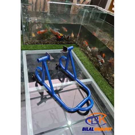 Jual Standart Paddock Pedok Bebek Universal Biru Satria Fu Sonic