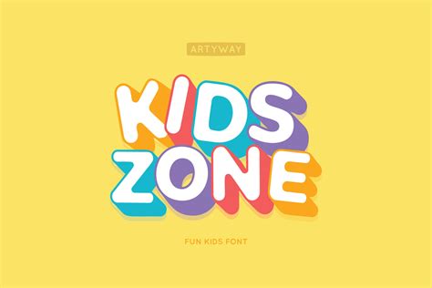 Fun KIDS Font By Artyway | TheHungryJPEG