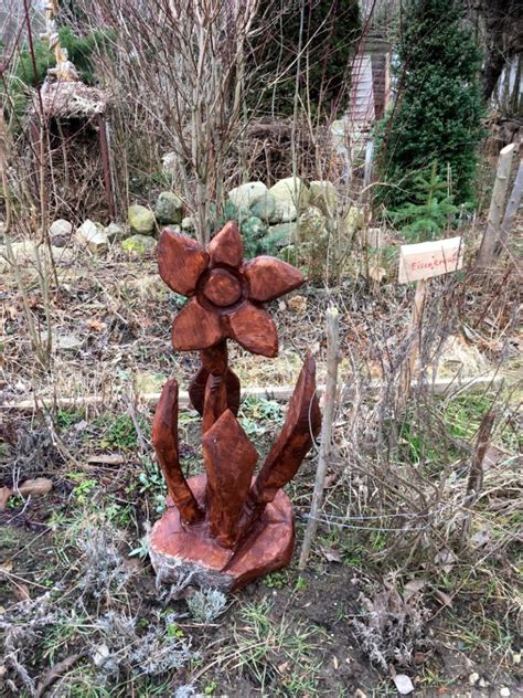 Blume Aus Holz Schnitzen Mit Der Kettens Ge Kettens Ge Ratgeber