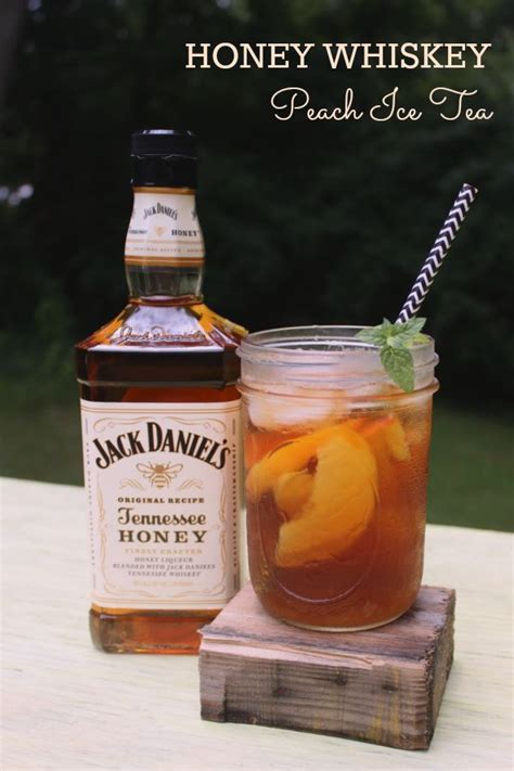 Honey Whiskey Peach Ice Tea Recipe Peach Ice Tea Iced Tea Recipes