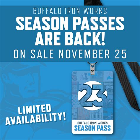 Buy Tickets To Buffalo Iron Works Season Pass In Buffalo On June