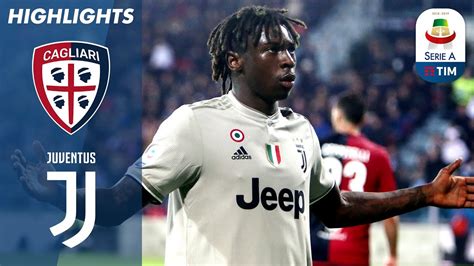 Cagliari Juventus Kean Scores Again In Juve Win Serie A Youtube