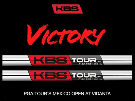 Golf Shafts KBS In The Winners Bag At The PGA Tours Mexico Open At