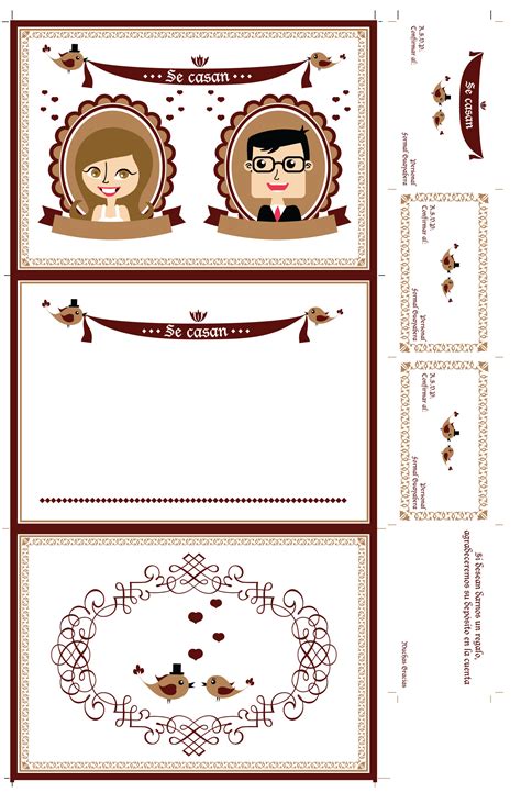 Invitaciones De Boda Para Imprimir