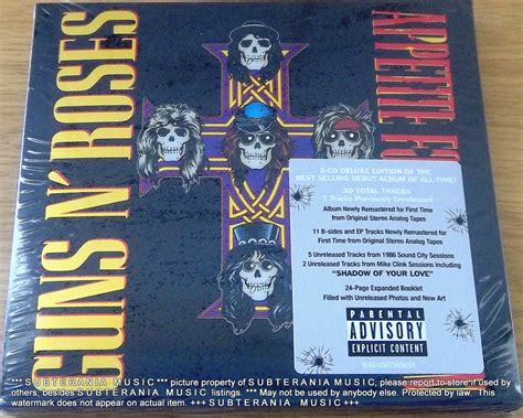 Guns N Roses Appetite For Destruction 2 X Cd Deluxe Edition Europe Cat