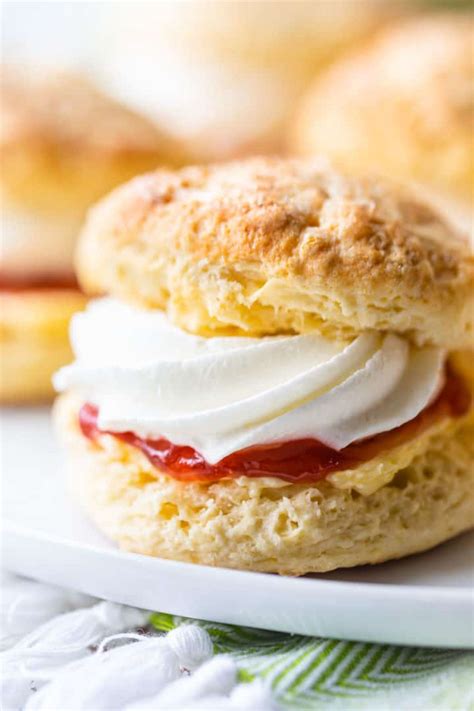 Irish Scones With Jam And Cream Easy Recipe Baking A Moment