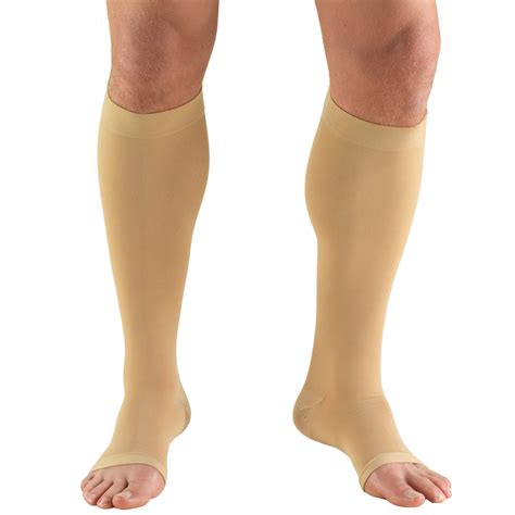 Truform Unipression Stockings 20 30 Mmhg Knee High Open Toe Meridian Medical Supply