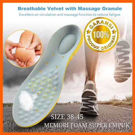 Jual Insole Premium Insole Memori Foam Sol Sepatu Pria Dan Wanita Alas