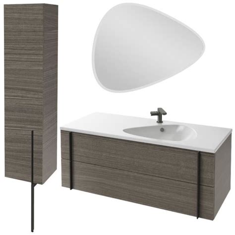 Meuble Lavabo Simple Vasque Cm Jacob Delafon Nouvelle Vague Chene