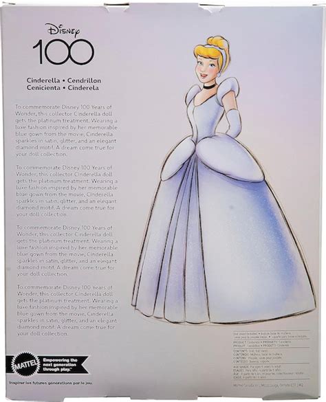 Collector Cinderella Doll From Mattel To Celebrate Disney100 Available