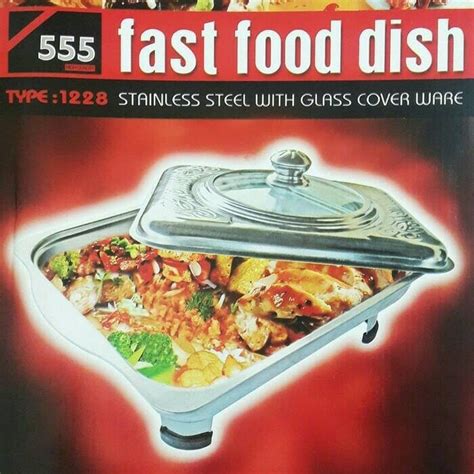 Jual Baking Tray Tempat Makan Prasmanan Stainless Fast Food Dish Home