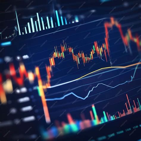 Premium AI Image | STock market chart candlestick pattern