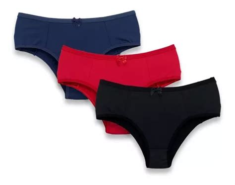 Kit Calcinha Feminina Conforto Lingerie C S Microfibra