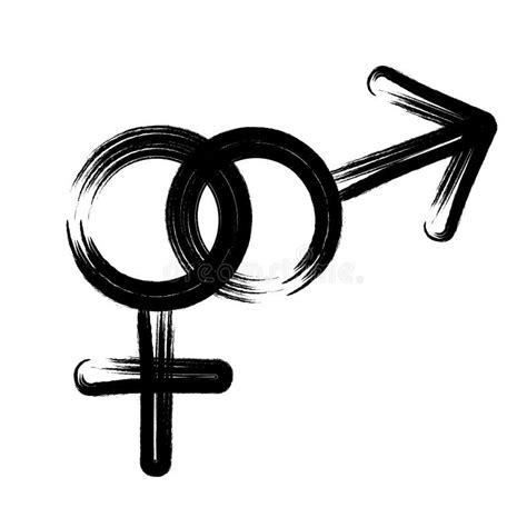 Female And Male Sex Icon Symbol Of Men And Women Stock Vector