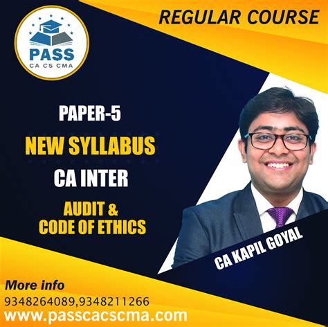 Ca Inter Auditing Ethics New Syllabus By Ca Kapil Goyal