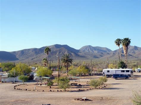 Sonoran Desert National Monument Arizona Saguaro Rv Park Scenic