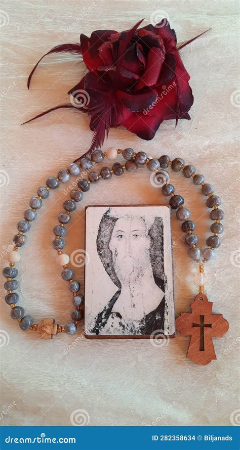 Orthodox prayer rope stock photo. Image of organ, tears - 282358634