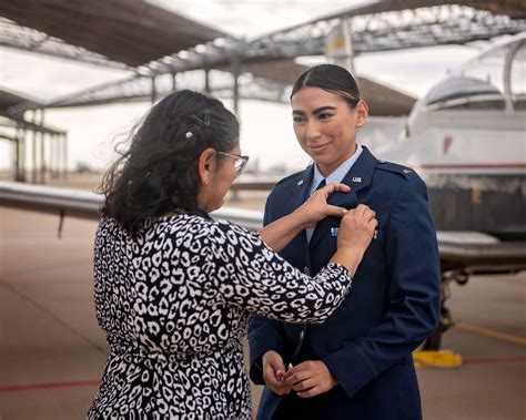 Students receive their Air Force wings during graduation ceremony at ...