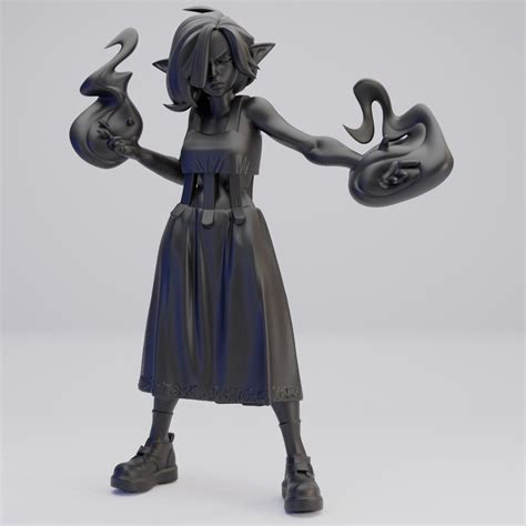 Hot Goblin ゴシックエルフキャスターAlt ミニチュア ホットゴブリン 魔法使い