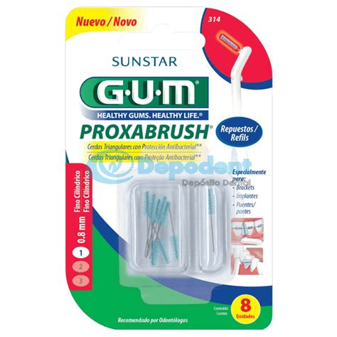 CEPILLO INTERDENTAL PROXABRUSH No 1 CILINDRICO FINO GUM DEPODENT