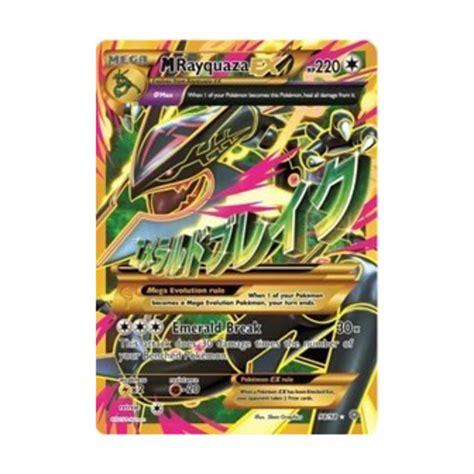 Pokemon Xy Ancient Origins M Rayquaza Ex Shiny Full Art Ur 98 Holo Ex Ebay