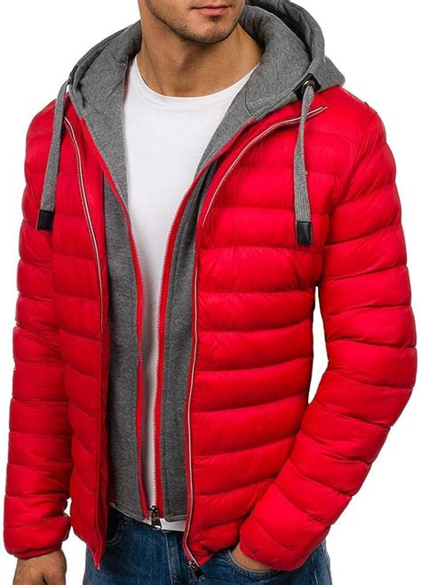 LSJSN Abrigos De Hombre Chaqueta Parka Casual Para Hombre Abrigo Con