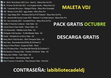 Maleta Dvj Pack Gratis Octubre Utilidades Para Djs