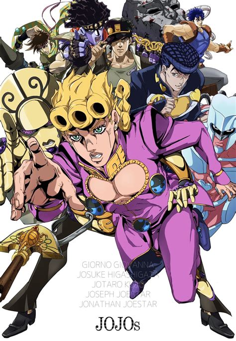 Fanart The Jojos Animated Thus Far By Shunha Stardustcrusaders