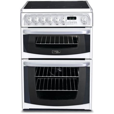 Hotpoint Electric Freestanding Double Cooker 60cm Ch60ekw S Hotpoint