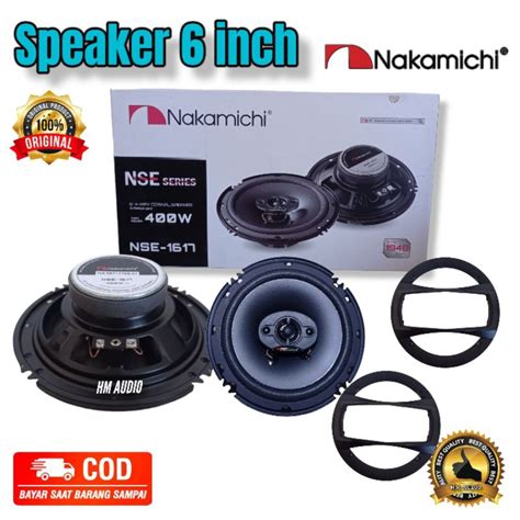 Jual Speaker Pintu Mobil 6 Inch Nakamichi 4 Way Speaker Coaxial