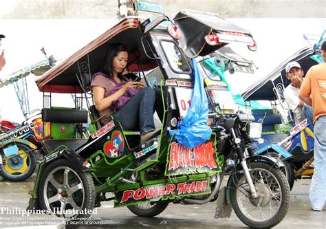 Philippines Illustrated Tricycles That Always Look Up The Heavens To