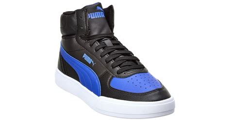 Puma Caven Mid Leather Sneaker In Blue For Men Lyst