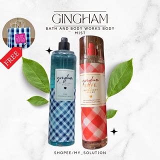 Gingham Gingham Love Bath And Body Works Body Mist Perfume Minyak Wangi Bath And Body Works BBW