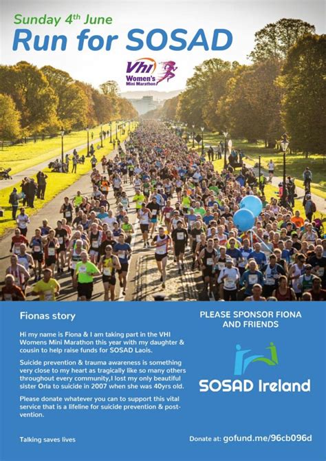 VHI Womens Mini Marathon SOSAD Save Our Sons Daughters