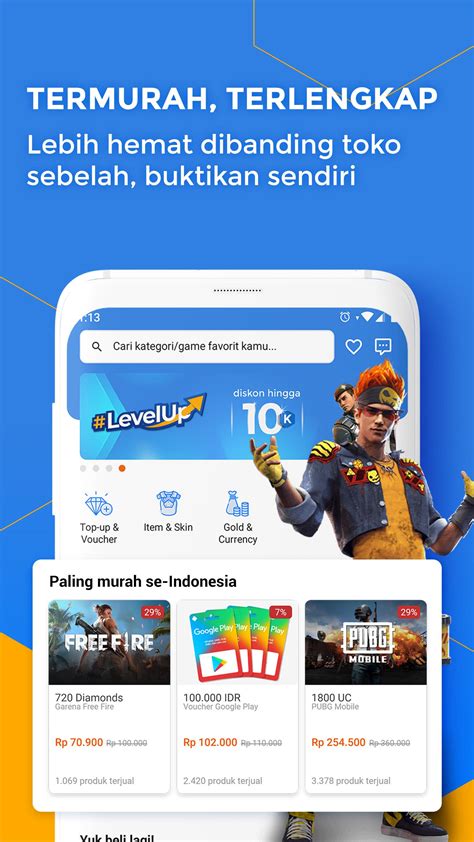 Itemku Top Up Game Termurah Se Indonesia Mestore 앱