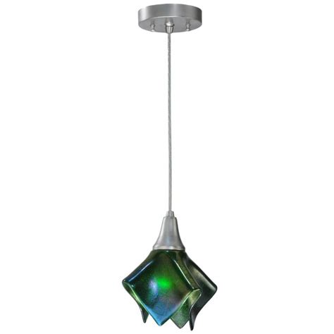 Meyda Lighting Metro Fusion 1 Light Brushed Nickel Uniquestatement Pendant Wayfair