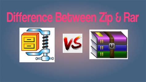 Zip Vs Rar Difference And Comparison In Whatvwant