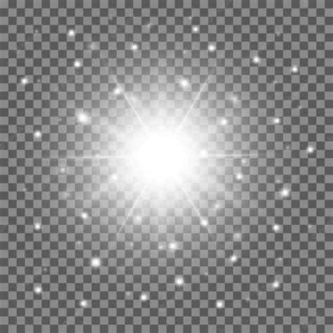 Premium Vector Glossy Shiny White Star With Sparkling Dots Bright