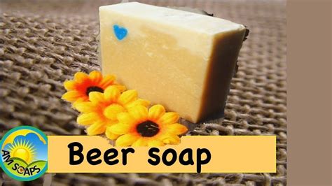 Making And Cutting Beer Cold Process Soap Youtube