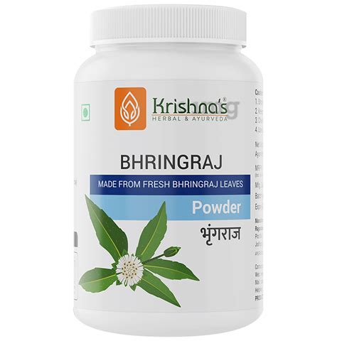 Krishna S Herbal Ayurveda Bhringraj Powder Buy Bottle Of 100 0 Gm