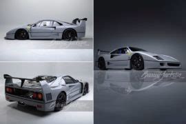 World S Only Ferrari F Competizione Finished In Nardo Gray Sells For