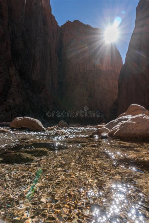 Todra Gorges Morocco Africa Amazing High Rock Cliffs And Fresh