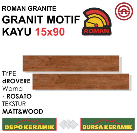 Granit Motif Kayu X Dlignum Rosato Roman Matt Wood Lazada Indonesia