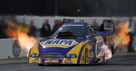 Explosion and Wall Contact Damage NAPA Funny Car at Pomona