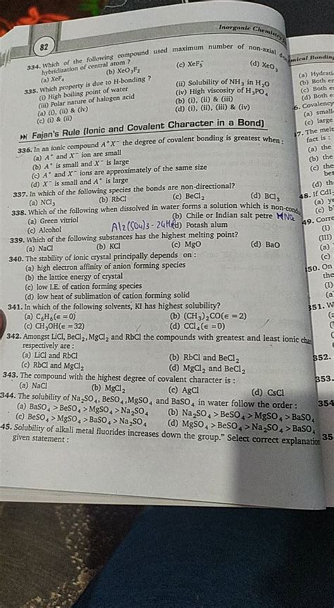 stability  ionic crystal principally depends  filo